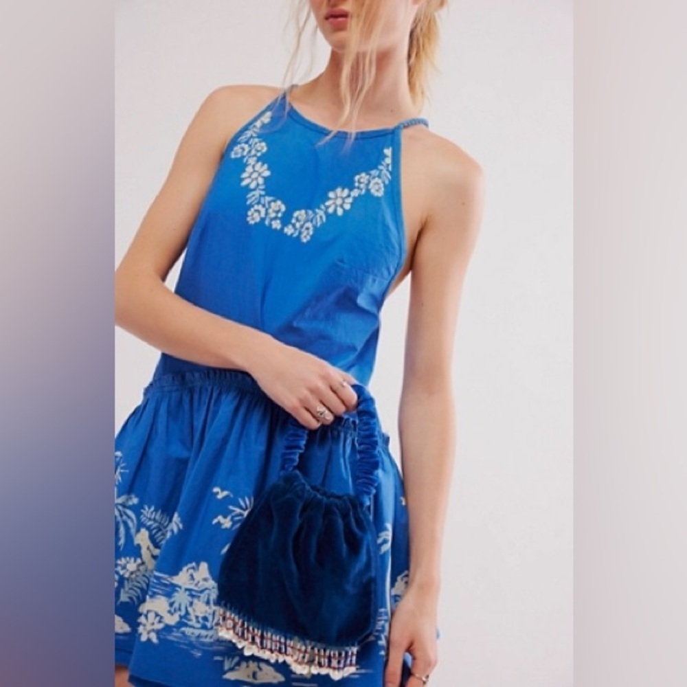 Free People Deserted Island Mini Dress - Medium - Picture 2 of 13